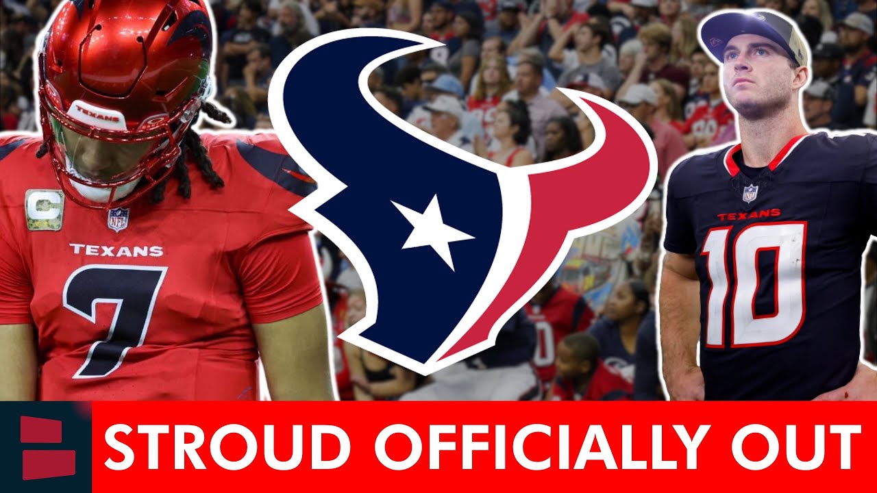 TEXANS NEWS ALERT 🚨C.J. Stroud Officially Ruled Out Of Bills TNF Game | How Davis Mills Can Win