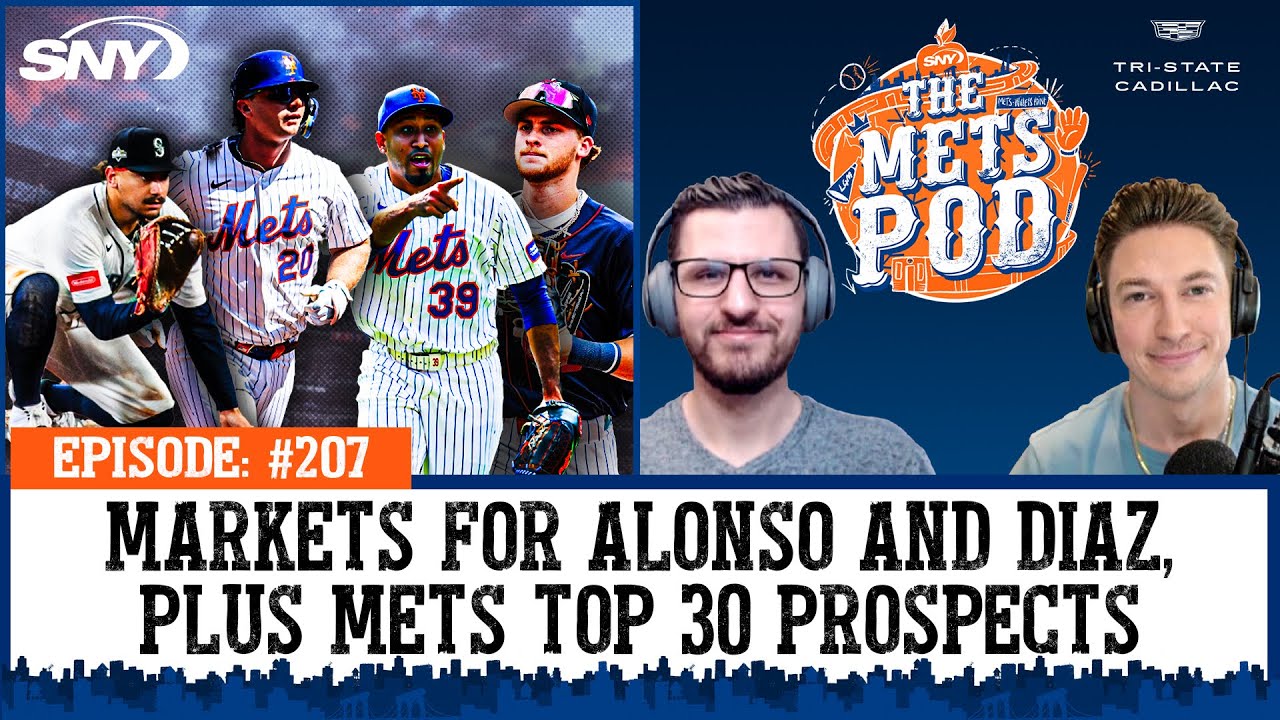 Josh Naylor stays put, Pete Alonso's market, Edwin Diaz at 50/50 & a new Top 30 Mets Prospects list