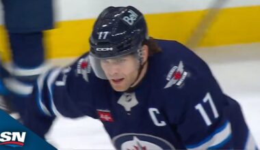 Jets' Adam Lowry Scores First Goal After Returning From Injury