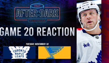Toronto Maple Leafs vs St. Louis Blues Postgame Show | Game 20 | TLN After Dark