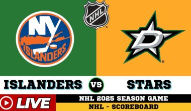 🔴LIVE : New York Islanders Vs Dallas Stars | NHL 2025 | NHL Live SCOREBOARD