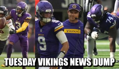 Minnesota Vikings News Dump (11.18.2025) | Dropageddon, QB Whisperer, Donovan Jackson is For Real