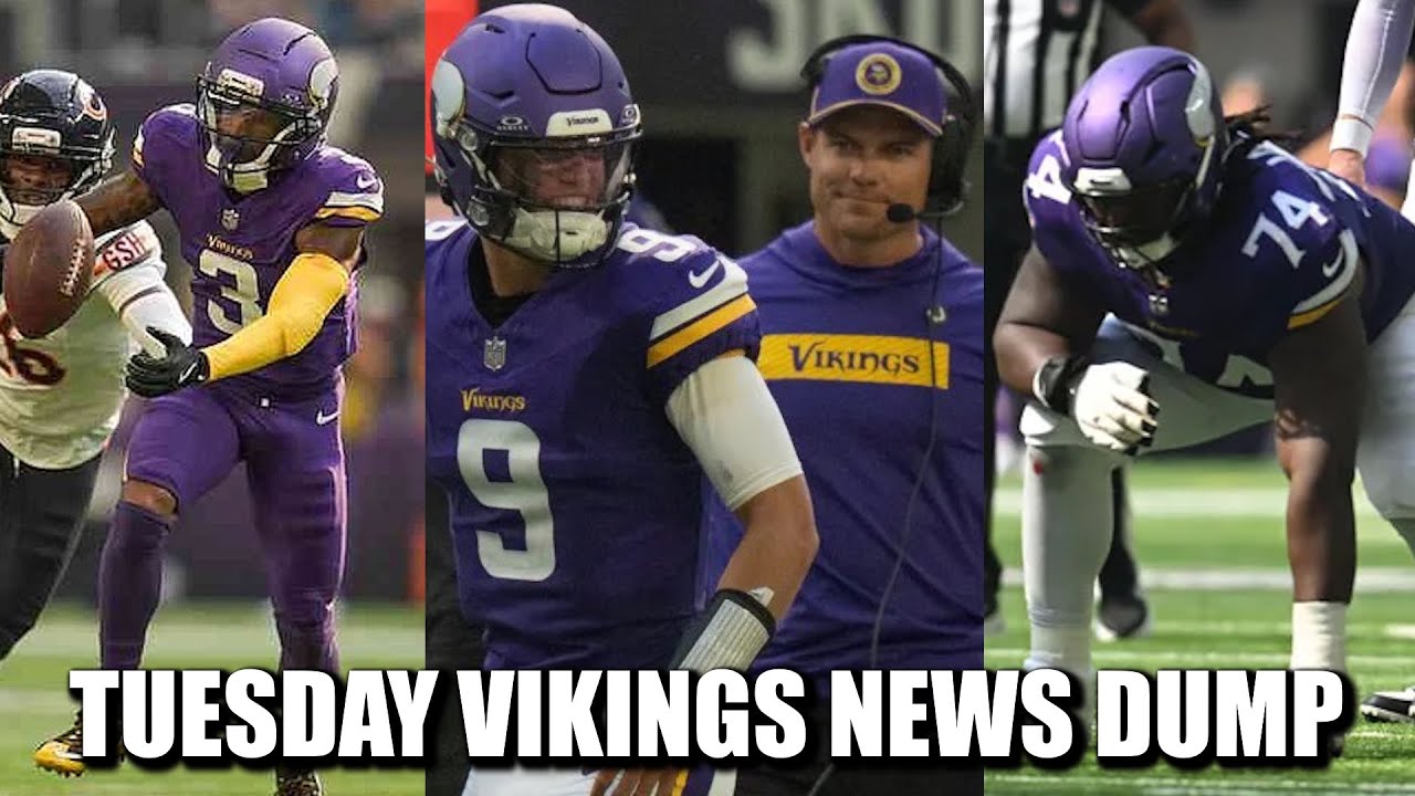 Minnesota Vikings News Dump (11.18.2025) | Dropageddon, QB Whisperer, Donovan Jackson is For Real