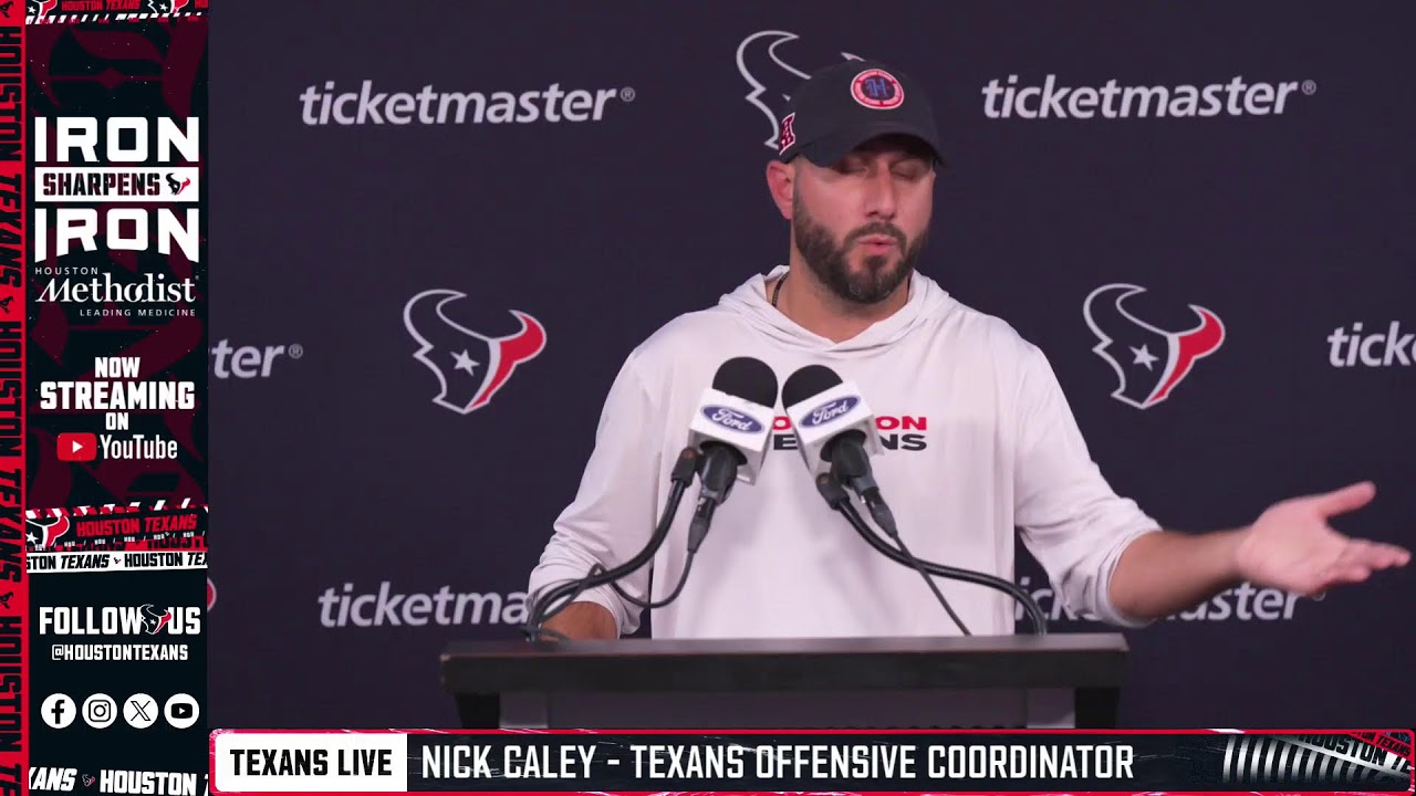LIVE: The Houston Texans address the media