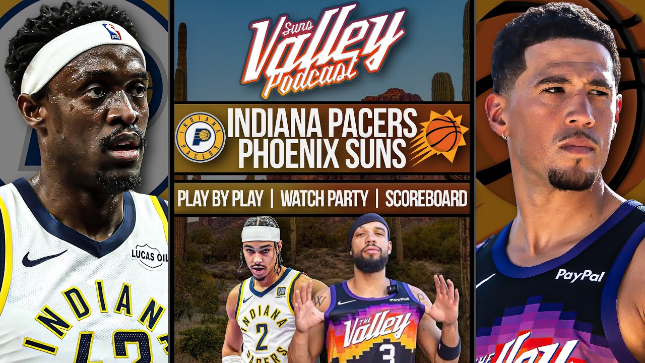 Indiana Pacers at Phoenix Suns  | LIVE Reaction | Scoreboard | Play By Play | Postgame Show