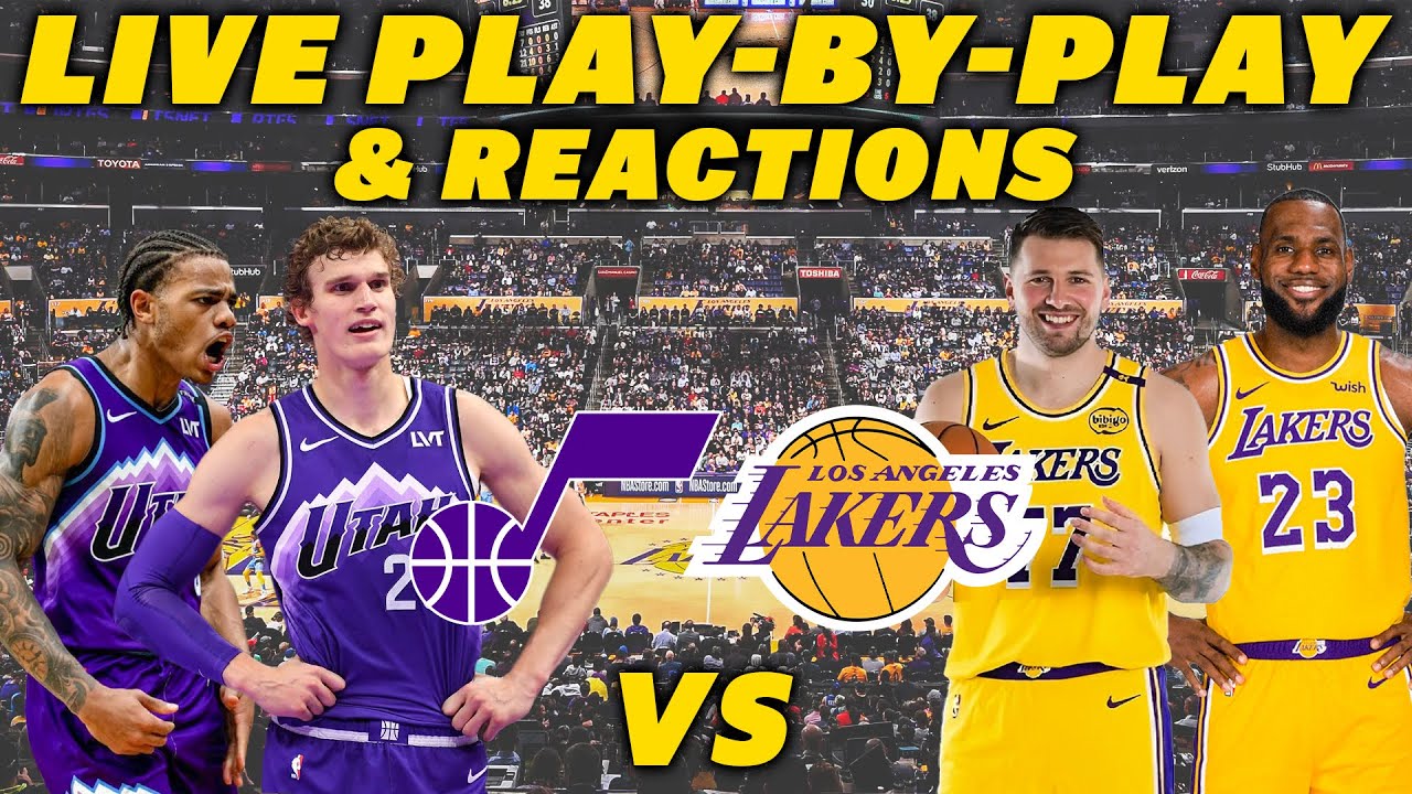 Utah Jazz vs Los Angeles Lakers Live Play-By-Play & Reactions