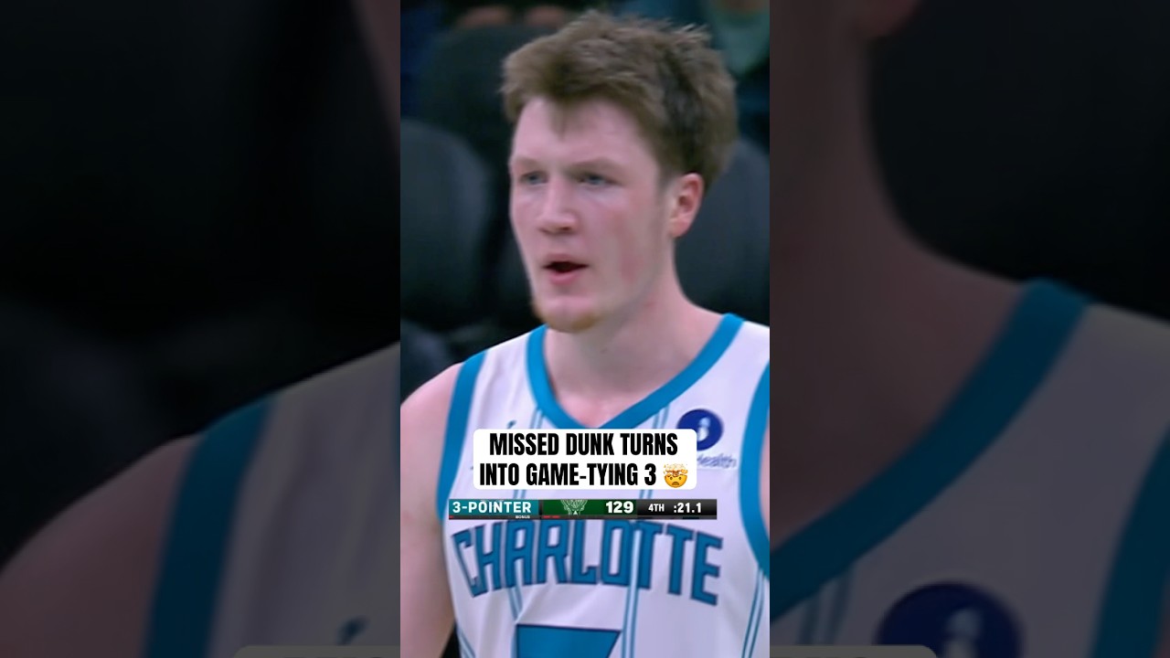 Kon Knueppel catches Bridges' missed dunk 🔥