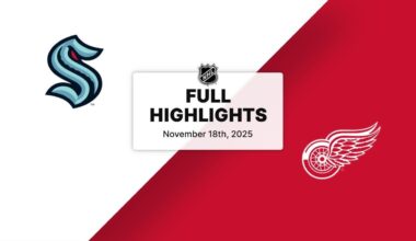 NHL Highlights | Kraken vs. Red Wings | November 18, 2025
