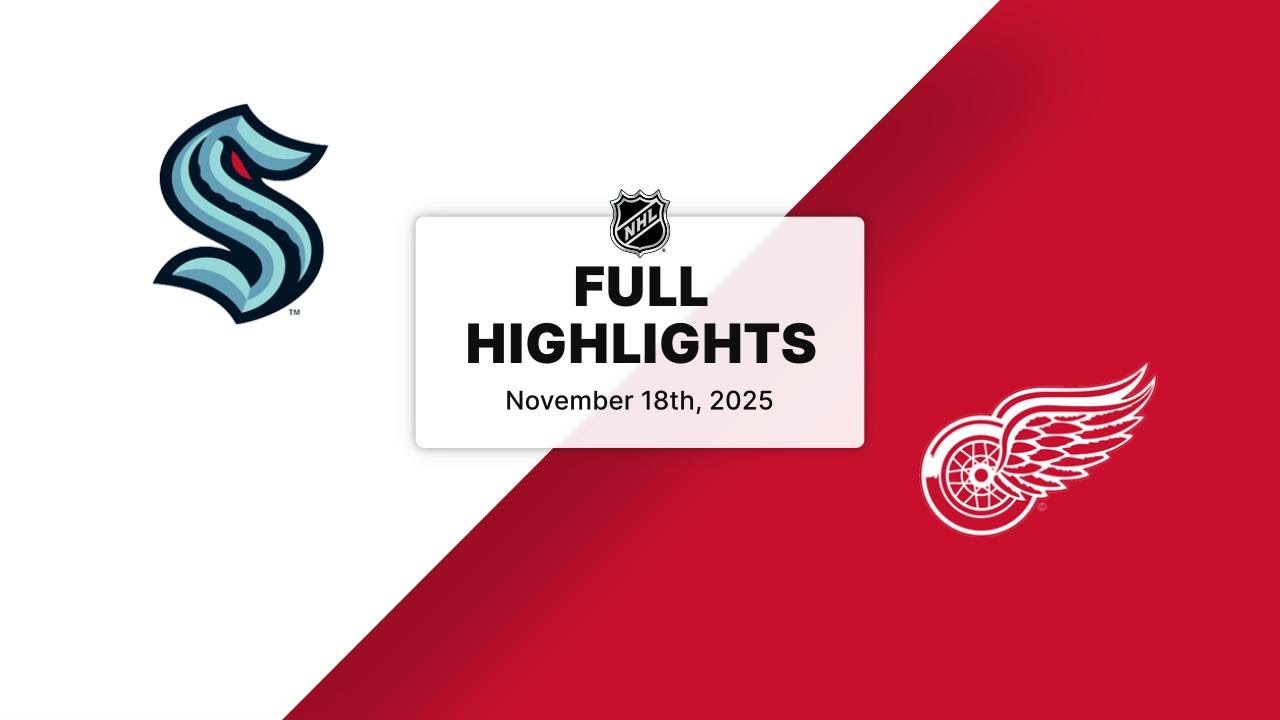 NHL Highlights | Kraken vs. Red Wings | November 18, 2025