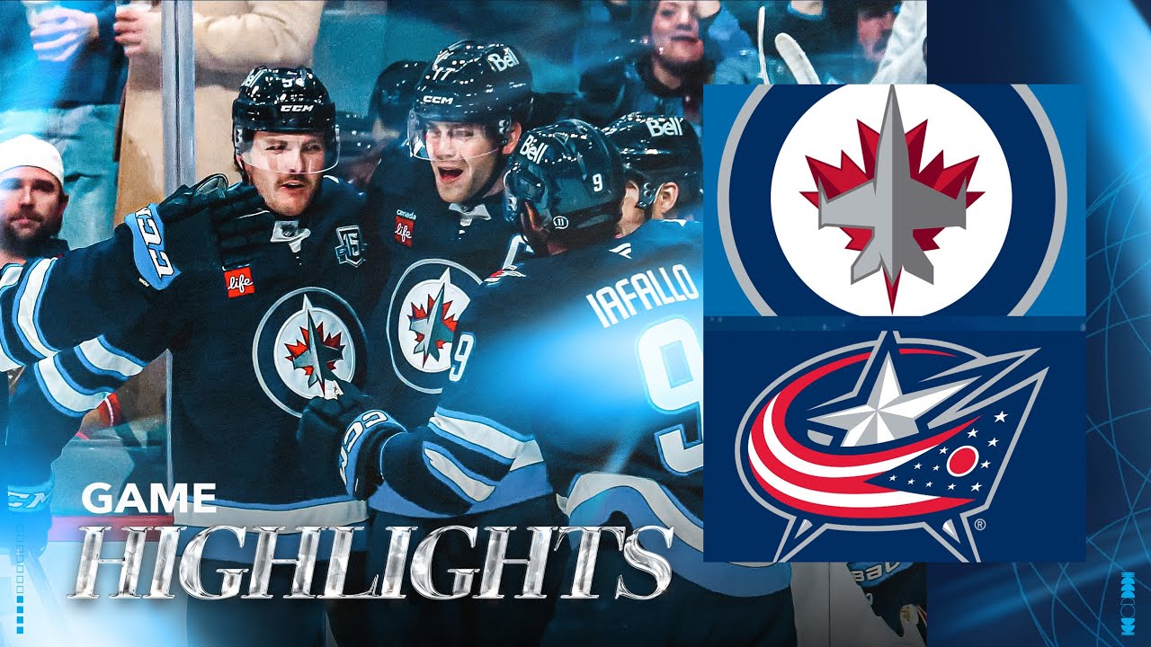 Winnipeg Jets vs. Columbus Blue Jackets - Game Highlights