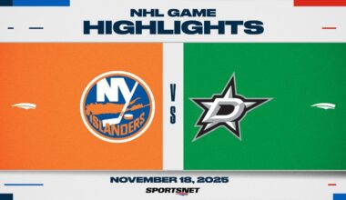 NHL Highlights | Islanders vs. Stars - November 18, 2025