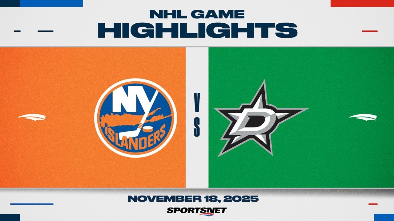 NHL Highlights | Islanders vs. Stars - November 18, 2025