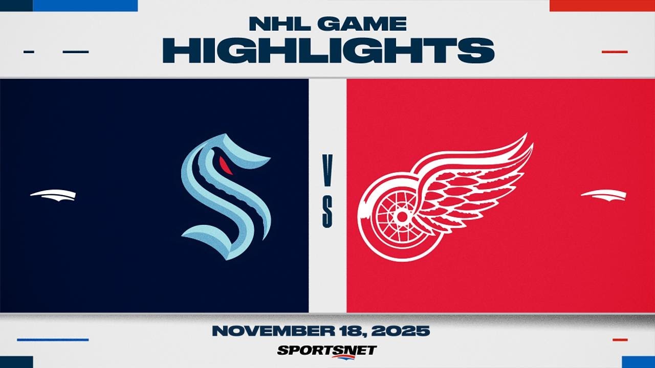 NHL Highlights | Kraken vs. Red Wings - November 18, 2025