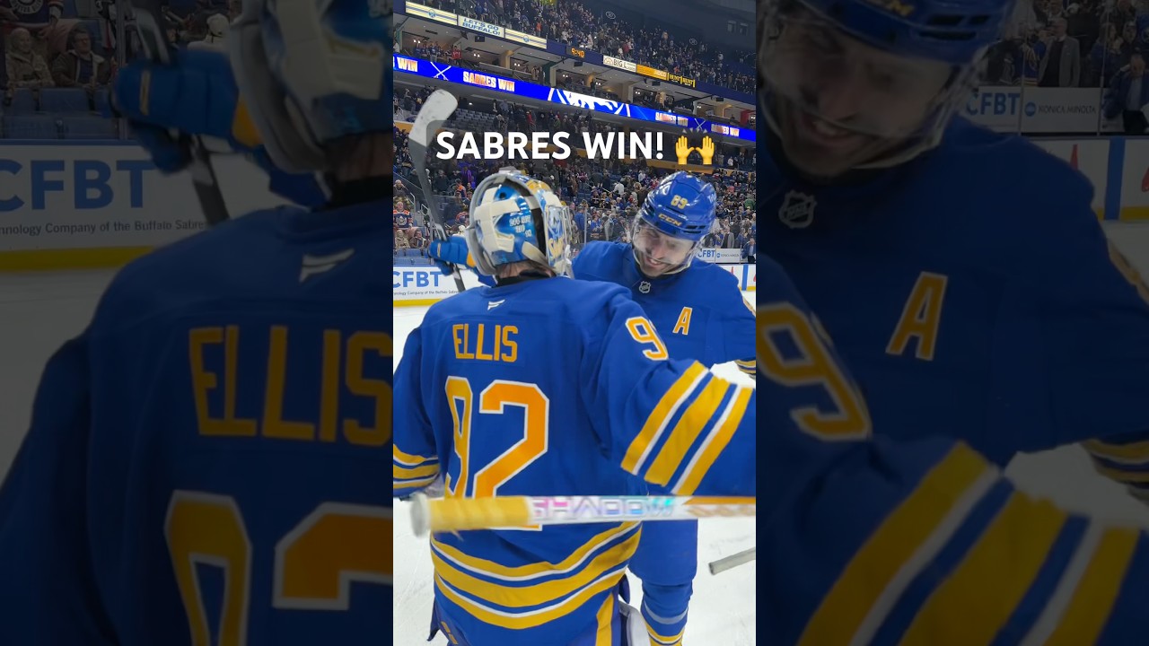 Have a night, Colten Ellis‼️ #nhl #buffalosabres #goalie