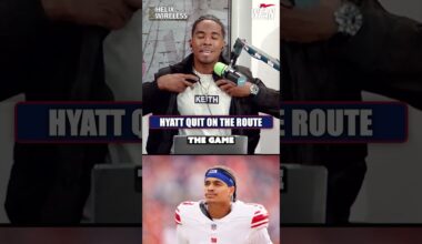 Keith WENT OFF on Jalin Hyatt's effort in the Giants latest loss: