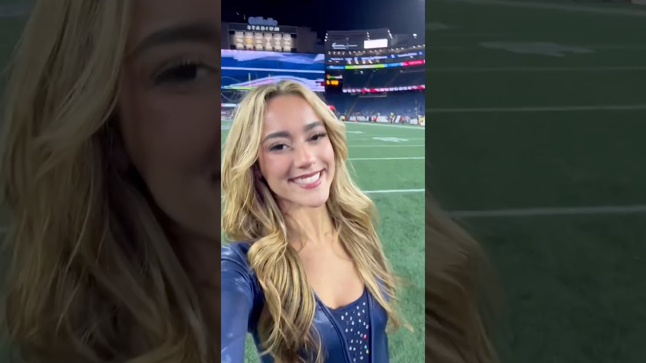 Spend a day as a New England Patriots cheerleader! 📣 #patriots #nfl #shorts