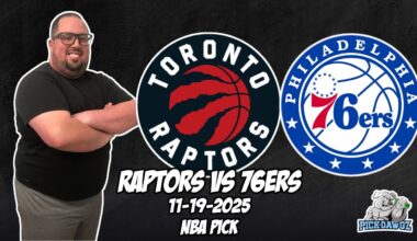 Toronto Raptors vs Philadelphia 76ers 11/19/25 NBA Free Picks & Prediction | NBA Betting Tips