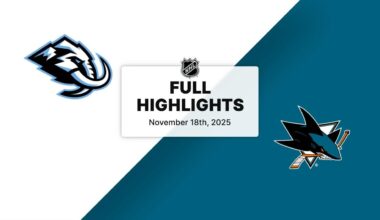 NHL Highlights | Mammoth vs. Sharks | November 18, 2025