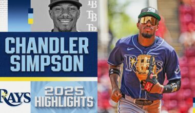 The FASTEST MAN in BASEBALL? 💨 Chandler Simpson's rookie season with the Rays! (2025 highlights)