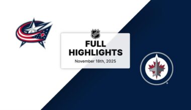 NHL Highlights | Blue Jackets vs. Jets | November 18, 2025