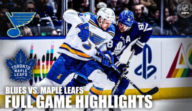 St. Louis Blues vs. Toronto Maple Leafs | Full Game Highlights | ESPN NHL