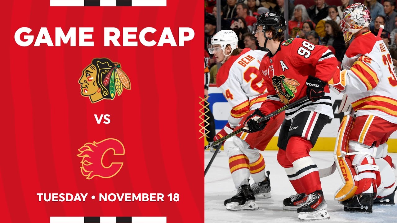 Blackhawks vs. Flames Game Highlights | 11.18.25