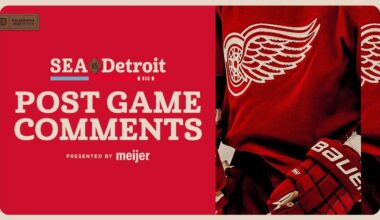 Nate Danielson, Dylan Larkin, Todd McLellan Post Game Comments vs SEA | Nov. 18, 2025