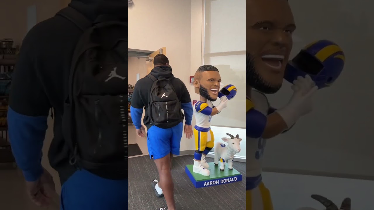 Aaron Donald at the practice facility?? 🐐 #rams #nfl #shorts