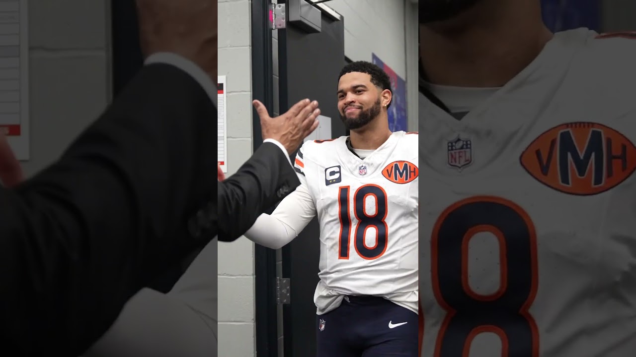 7-3, baby 🐻⬇️ #chicagobears #celebration #lockerroom