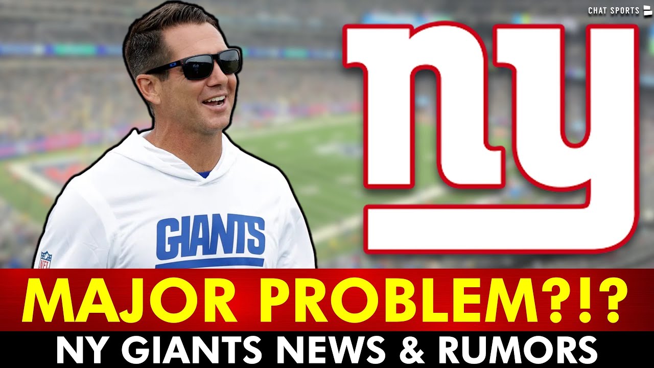 Do The Giants Have A MAJOR PROBLEM On Their Hands?!? | NY Giants News, Rumors