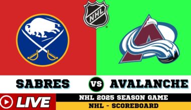 🔴LIVE : Buffalo Sabres Vs Colorado Avalanche | NHL 2025 | NHL Live SCOREBOARD | 11/14/2025
