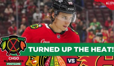 BLACKHAWKS POSTGAME: Connor Bedard HAT TRICK & Chicago Beats Calgary! | CHGO Blackhawks Podcast