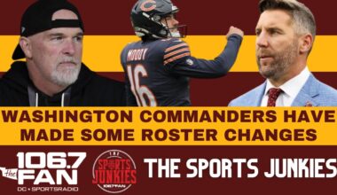 Roster Changes For The Commanders | Sports Junkies