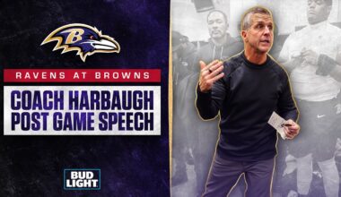 Ravens' Locker Room Celebration After Defeating Browns | Baltimore Ravens