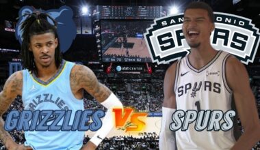 Memphis Grizzlies vs San Antonio Spurs Live Play by Play & Scoreboard