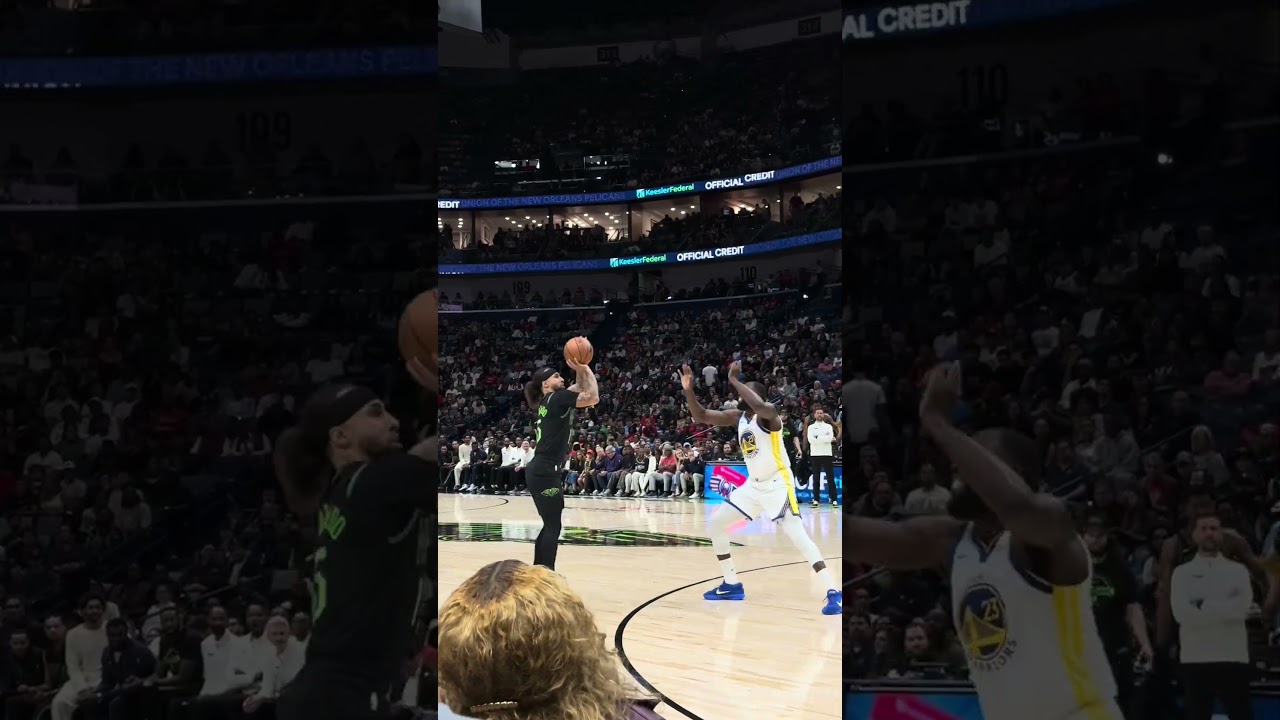 Jose Alvarado 3️⃣ over Draymond Green #pelicans #nba #shorts