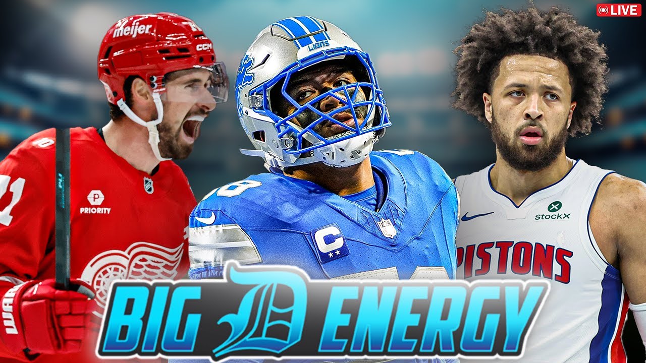 DETROIT PISTONS WON AGAIN, FIRST PLACE RED WINGS | Big D Energy | Tuesday, November 19th 2025