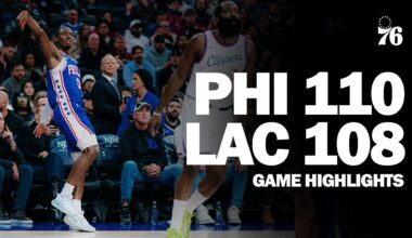 Game Highlights: Sixers Climb Back Against Clippers