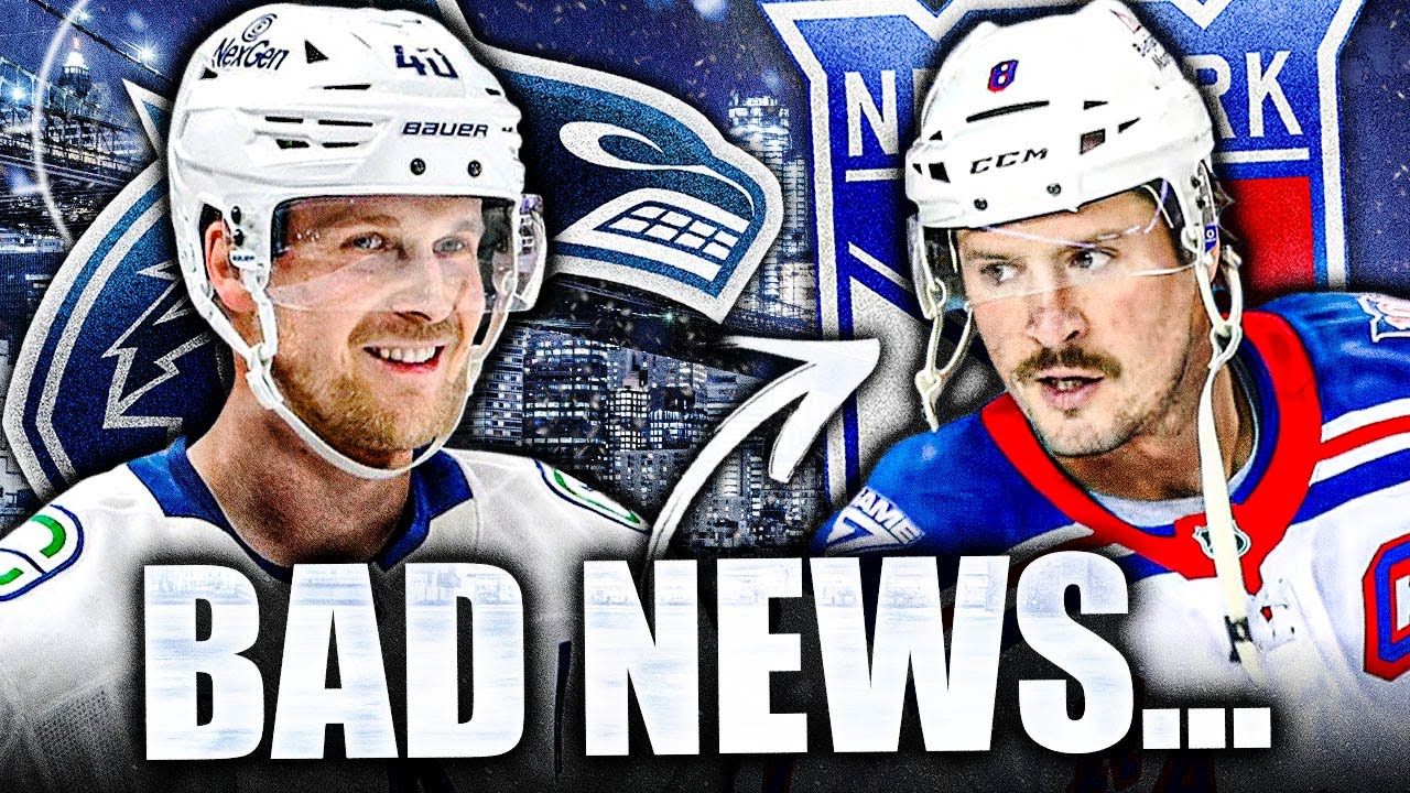 MORE TERRIBLE NEWS FOR JT MILLER… (Canucks, Rangers, Elias Pettersson)