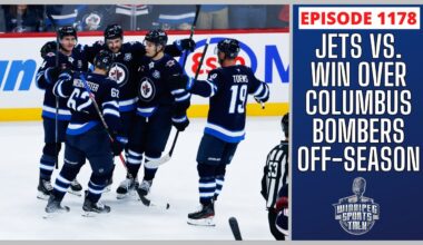 Winnipeg Jets win over Columbus, NHL at quarter point, Blue Bombers off-season