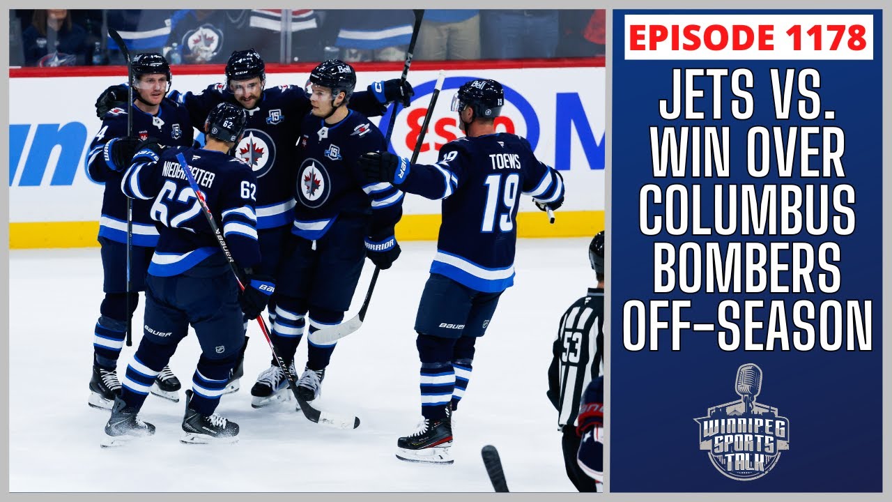 Winnipeg Jets win over Columbus, NHL at quarter point, Blue Bombers off-season