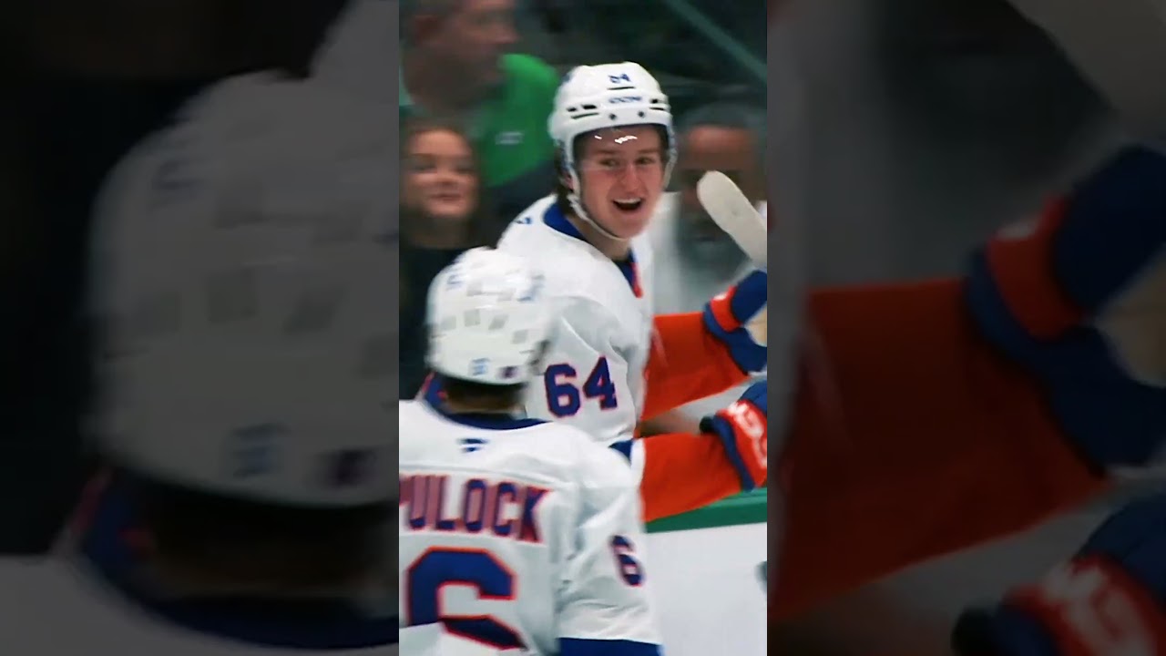 Cal Ritchie's 1st Goal as a New York Islander #nhl #nhlteam #hockey