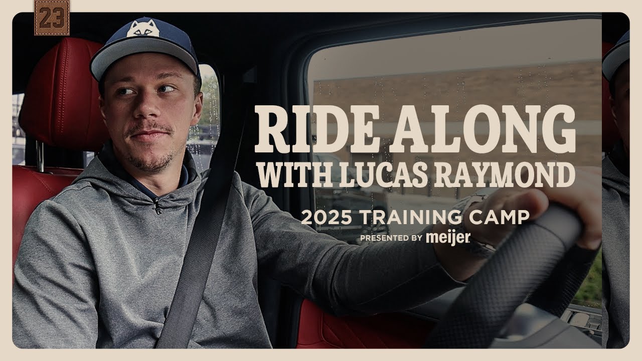Ride Along to Red Wings Training Camp with Lucas Raymond