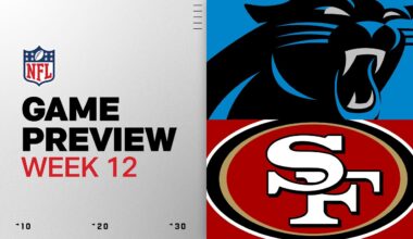 Carolina Panthers vs San Francisco 49ers | Week 12 Game Preview