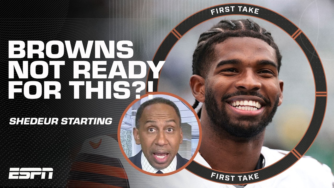 Shedeur Sanders to START for Browns vs. Raiders 🚨 Stephen A. CALLS OUT Kevin Stefanski | First Take