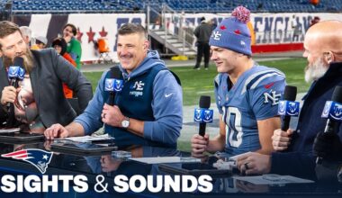 Sights & Sounds: TreVeyon Henderson Scores Three Touchdowns in Rivalries Win vs. Jets | Patriots