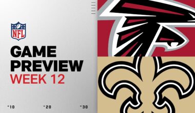 Atlanta Falcons vs New Orleans Saints | Week 12 Game Preview