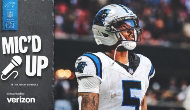 Rico Dowdle Mic’d Up for Huge Week 11 Win vs Atlanta Falcons | Carolina Panthers