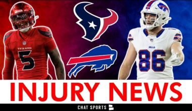 MAJOR Bills Injuries Could Impact Thursday Night Football + Texans Roster Move Ahead Of TNF