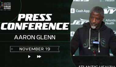 Aaron Glenn Press Conference (11/19) | New York Jets